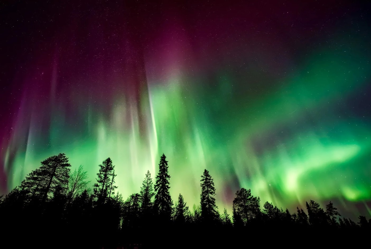 A beleza indescritível da aurora boreal na Noruega